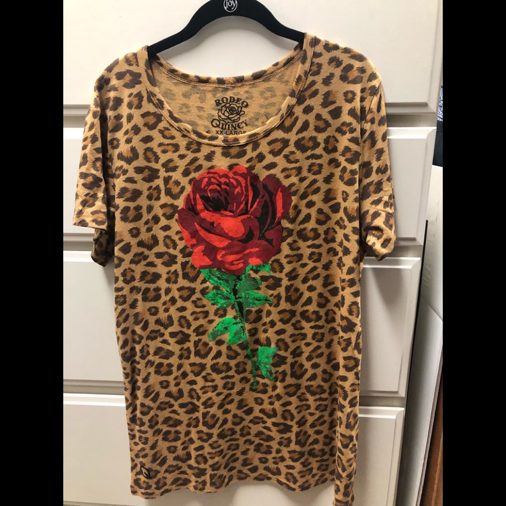 Rodeo Quincy Leopard Tee